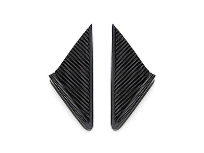 AutoTecknic Dry Carbon Side Mirror Wind Deflector Set - Porsche 911 (991) | 981 Boxster/Cayman | 718 (982)