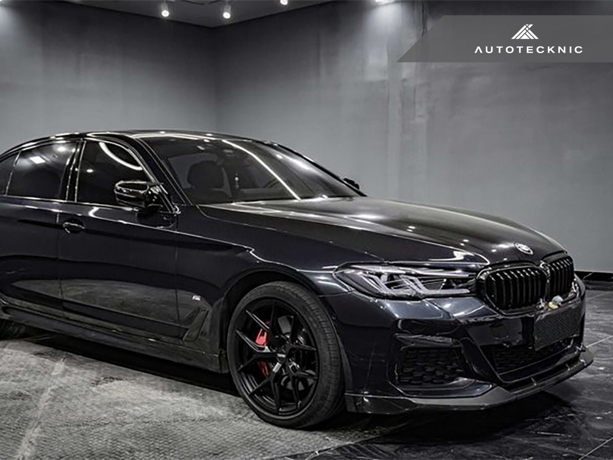 AutoTecknic Dry Carbon Competition Front Aero Lip - G30 5-Series M-Sport LCI