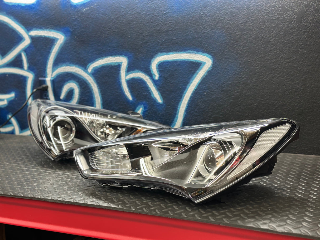 2013-2016 genesis coupe Kdm Reflector Headlights Halogen