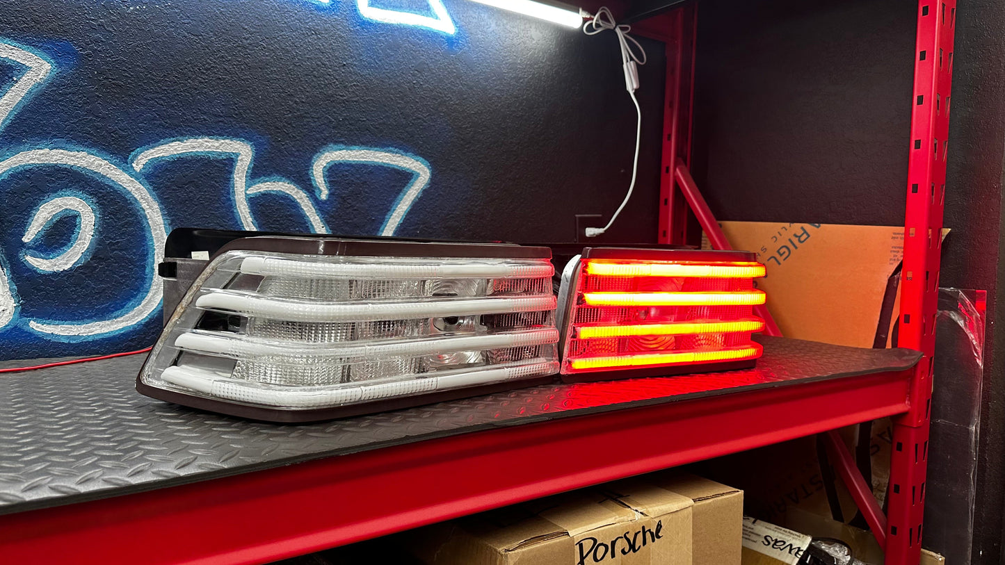 1990-1998 Mercedesbenz R129 Clear LED Tail Lights