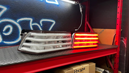1990-1998 Mercedesbenz R129 Clear LED Tail Lights