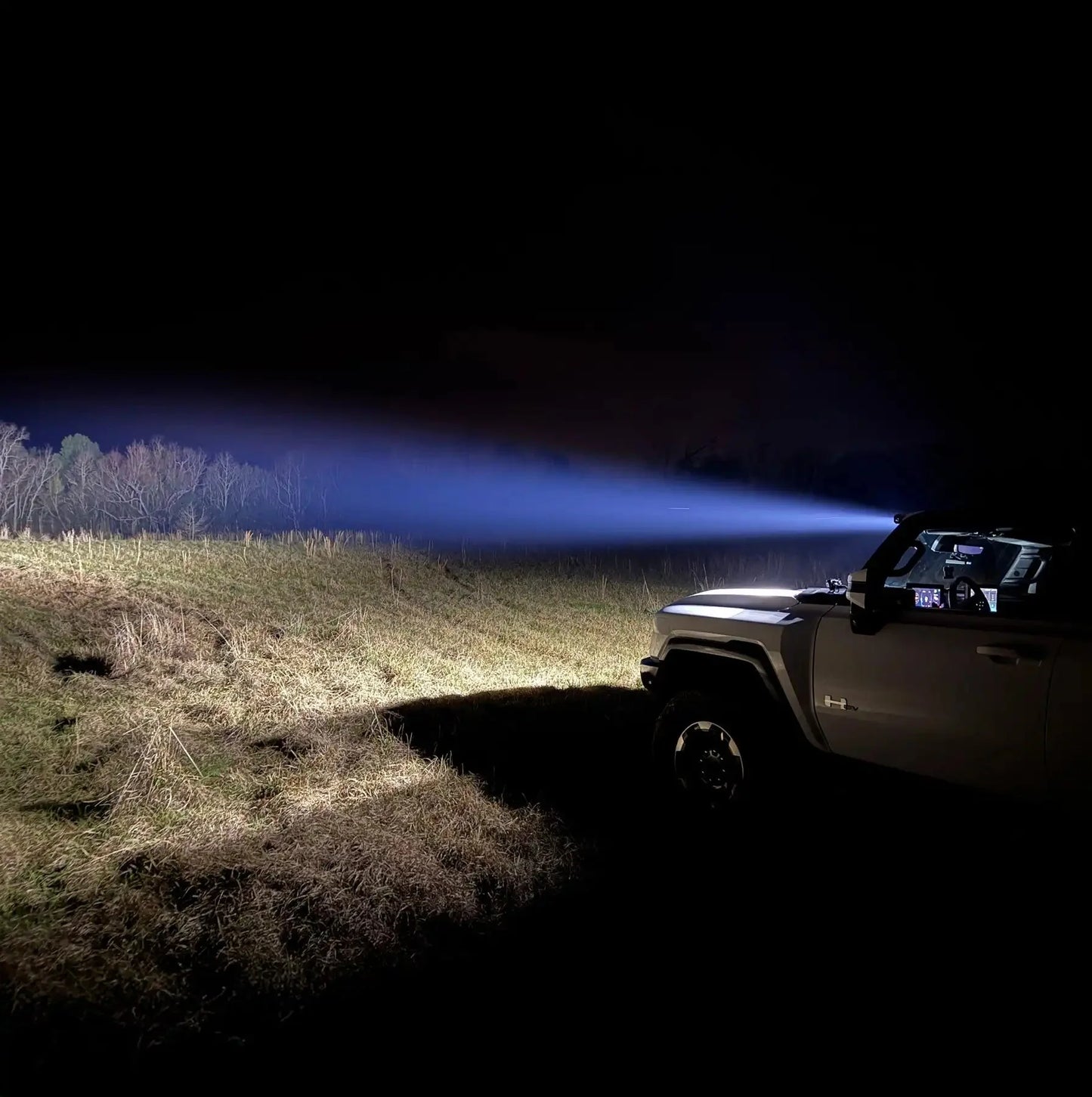 2022-2025 Hummer EV 50" Roof Mount Curved Light Bar w/ Brackets