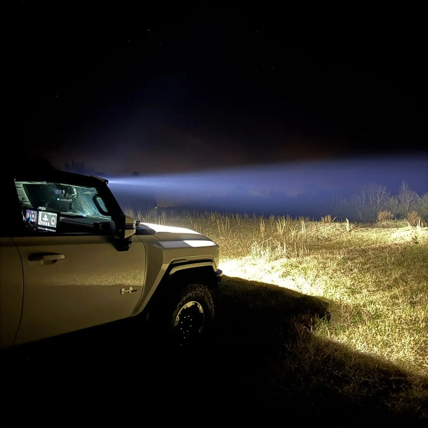 2022-2025 Hummer EV 50" Roof Mount Curved Light Bar w/ Brackets