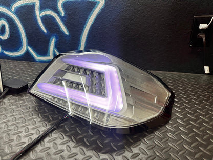 NTXGlow Clear Color Shifting Spec D Tail Lights (2015-2021 Subaru WRX)