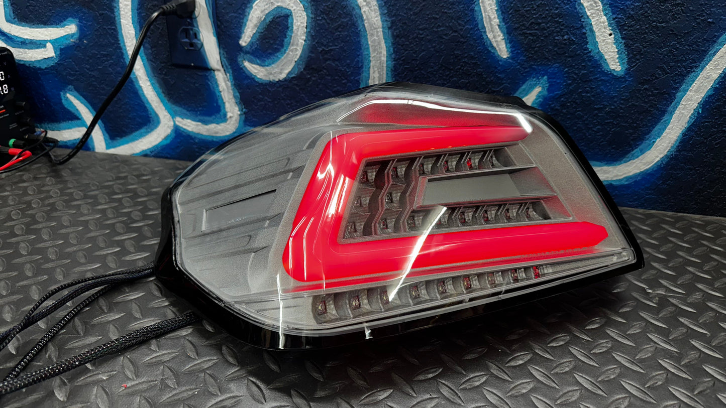NTXGlow Clear Color Shifting Spec D Tail Lights (2015-2021 Subaru WRX)