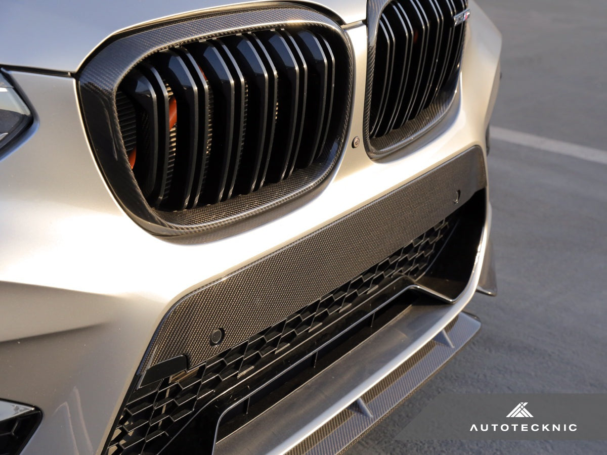 AutoTecknic Dry Carbon Fiber Bumper Trim - F97 X3M | F98 X4M Pre-LCI