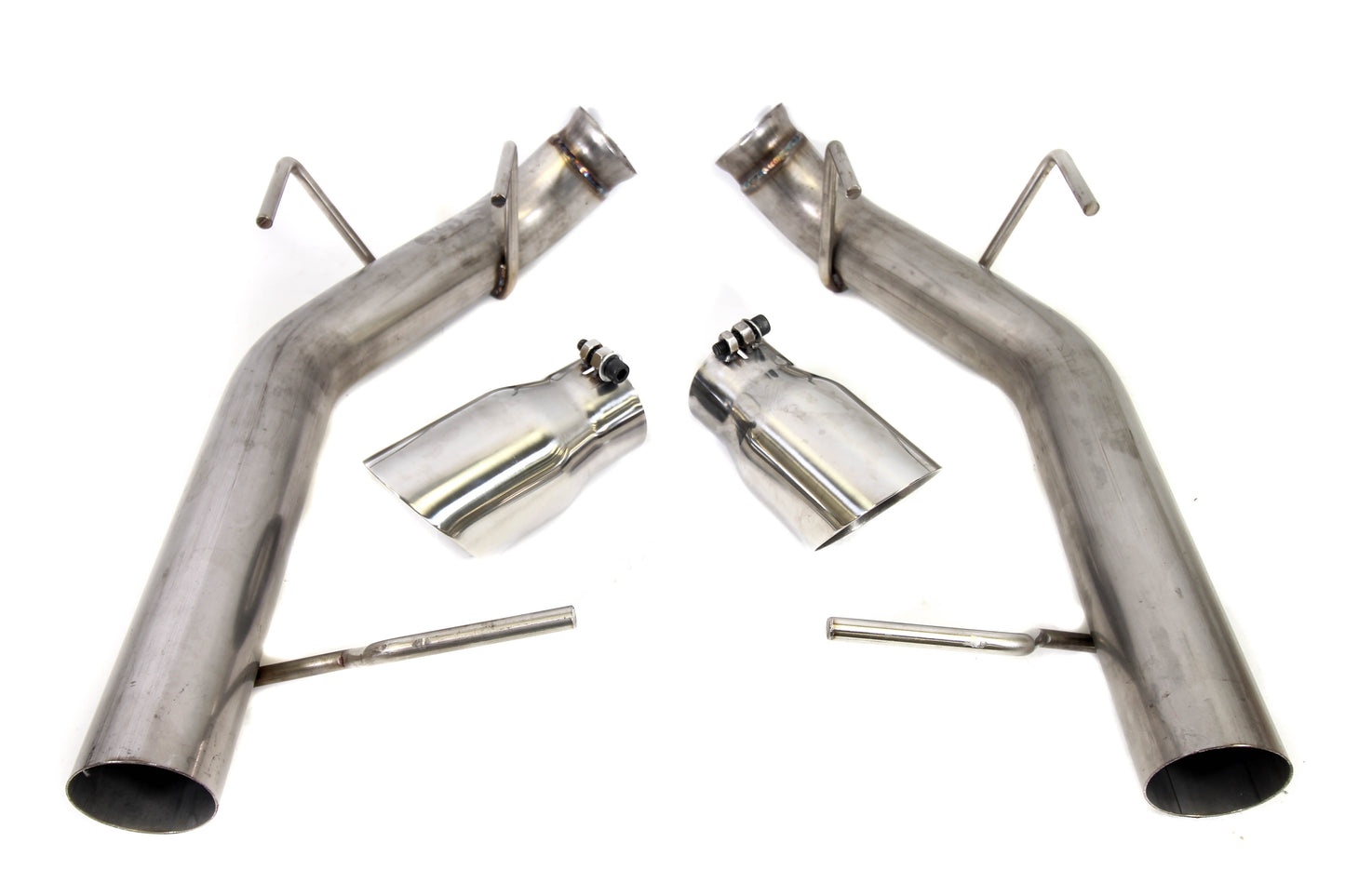 PLM 3.0" Dual Axle Back Exhaust Pipe Kit Mustang 2011 - 2014 V8 GT