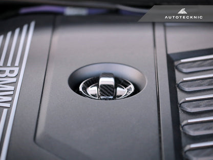 AutoTecknic Dry Carbon Competition Oil Cap Cover - BMW F40 1-Series
