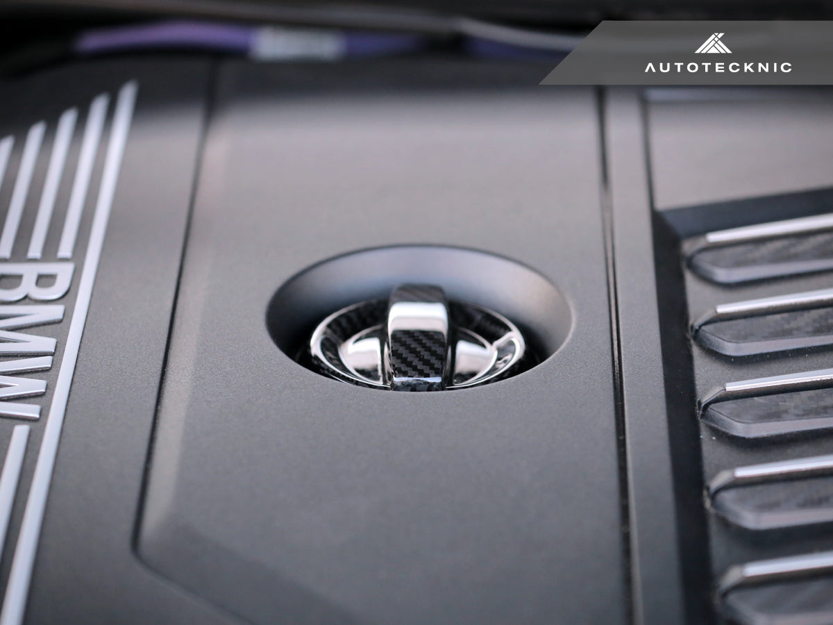 AutoTecknic Dry Carbon Competition Oil Cap Cover - BMW F44 2-Series