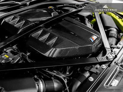 AutoTecknic Dry Carbon Fiber Engine Cover - BMW G87 M2