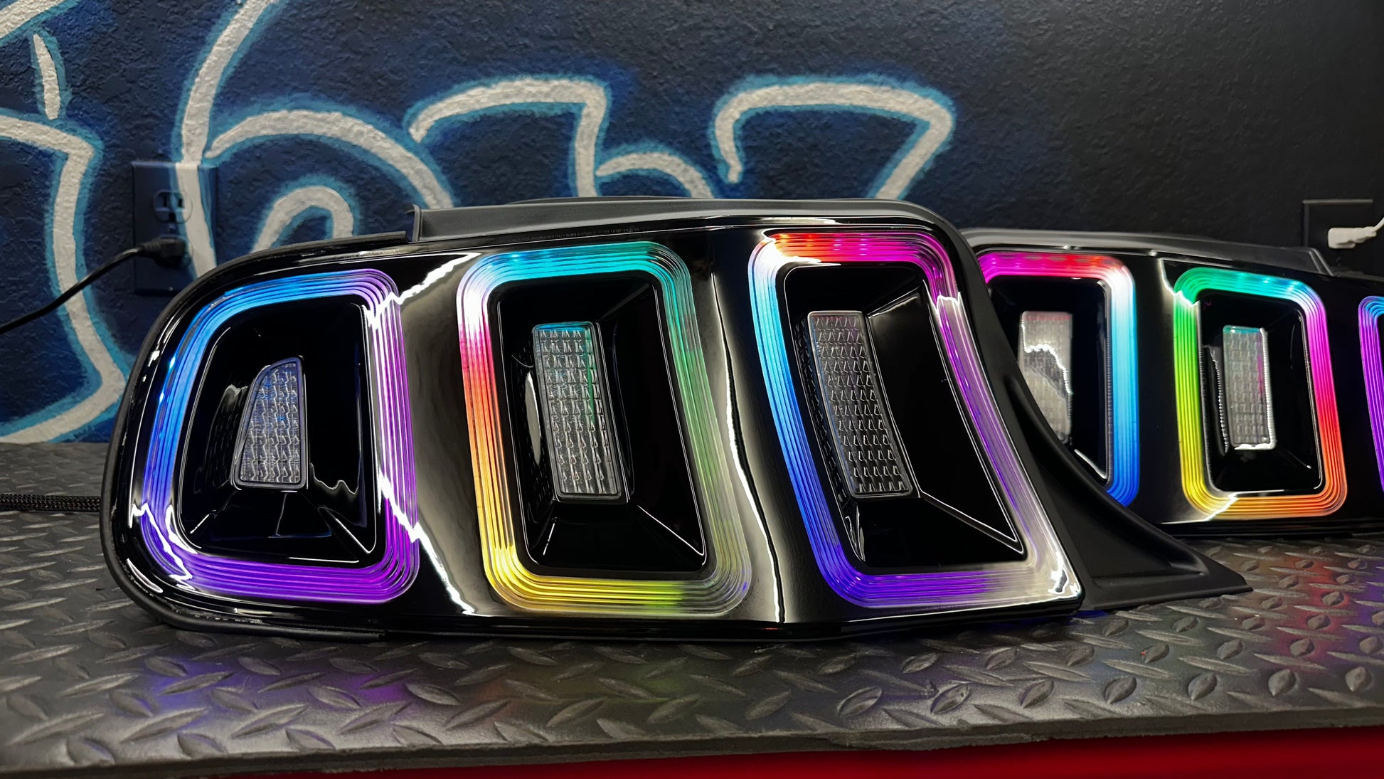 NTXGlow RGB Tail Lights (2010-2014 Ford Mustang)