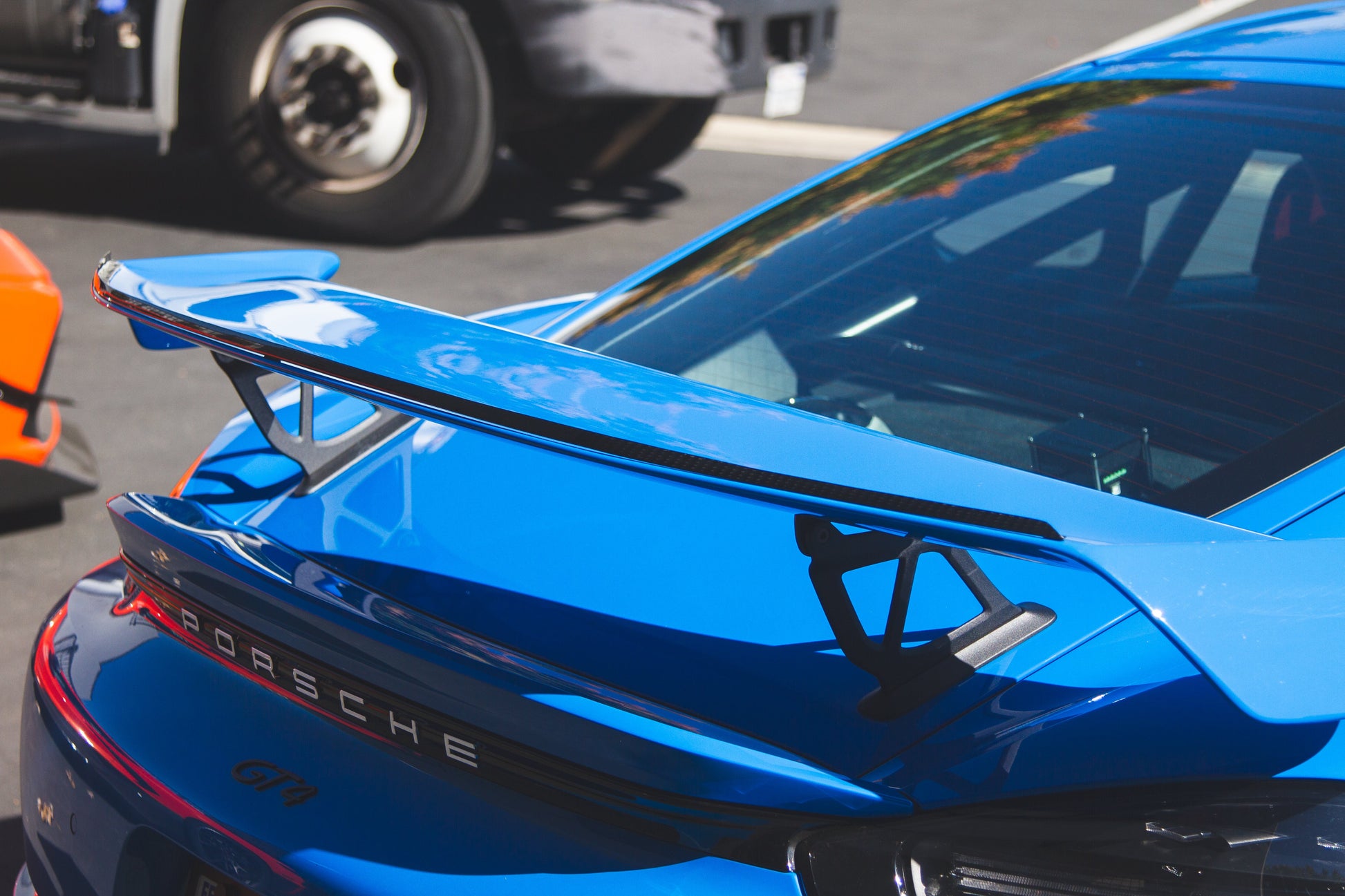 Porsche 718 Cayman GT4 Carbon Fiber Gurney Flap 2020 - 2023