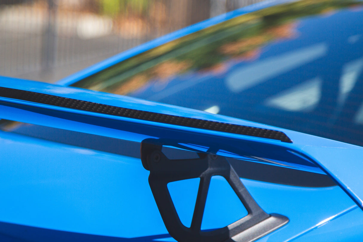 APR Performance Carbon Fiber Gurney Flap Porsche 718 Cayman GT4 2020-2023