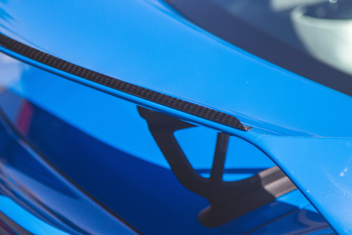 APR Performance Carbon Fiber Gurney Flap Porsche 718 Cayman GT4 2020-2023