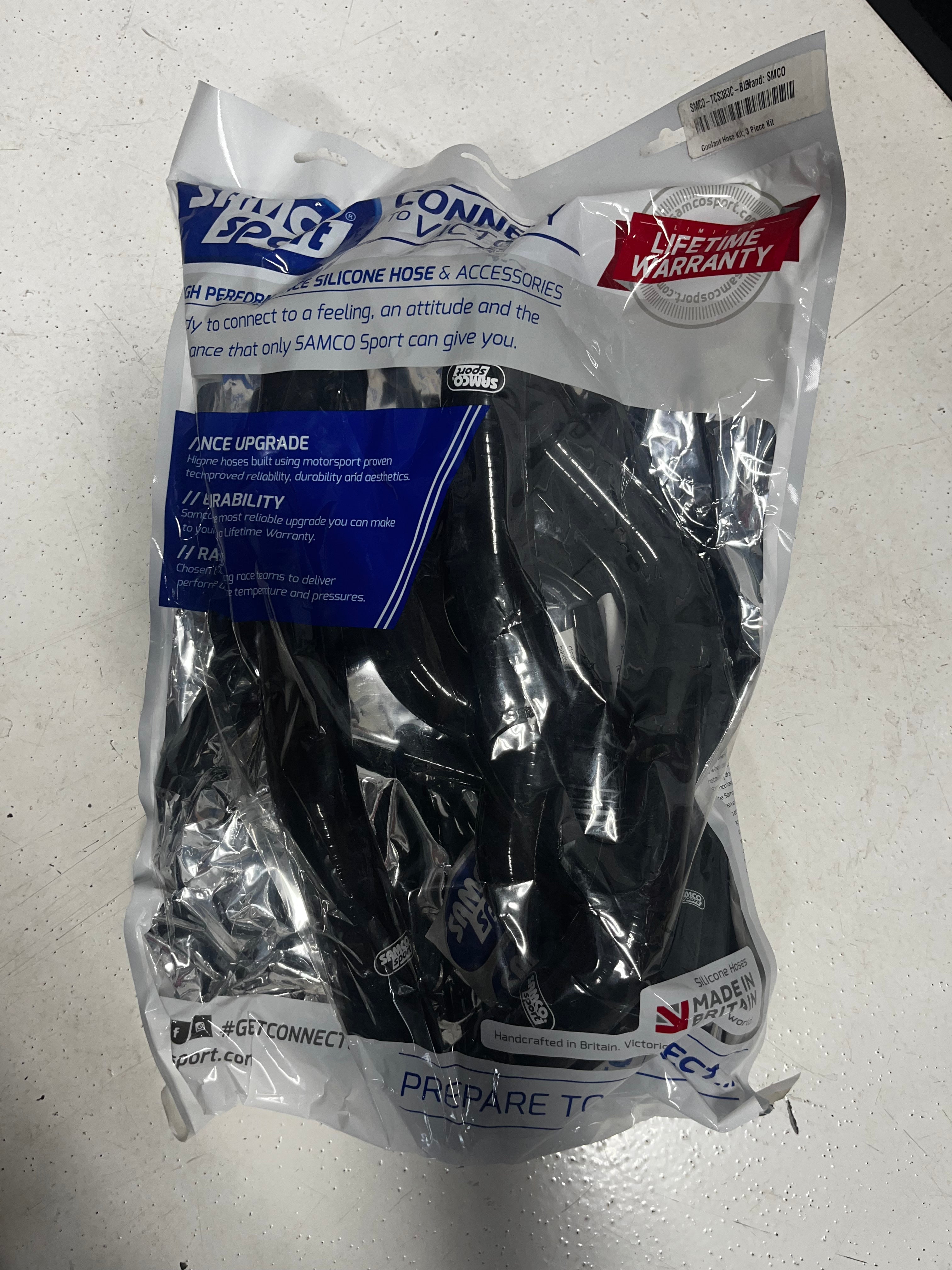 Samco Radiator Hose 3pc Kit for 08-14 MITSUBISHI Lancer Black