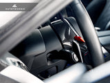 AutoTecknic Replacement Carbon Steering Wheel Top Cover - F95 X5M | F96 X6M