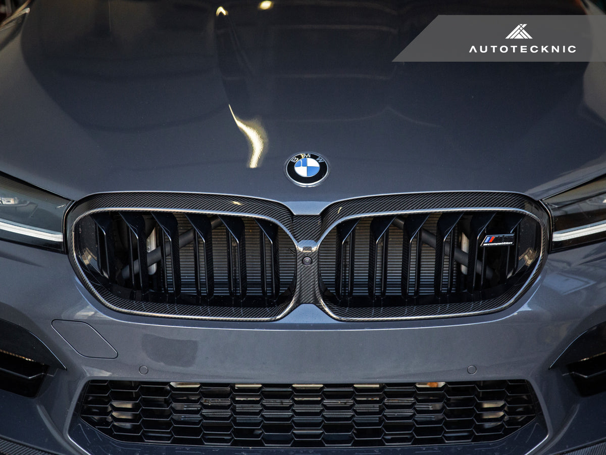 AutoTecknic Replacement Dry Carbon Grille Surround - F90 M5 LCI