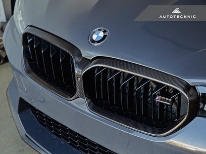 AutoTecknic Replacement Dry Carbon Grille Surround - F90 M5 LCI