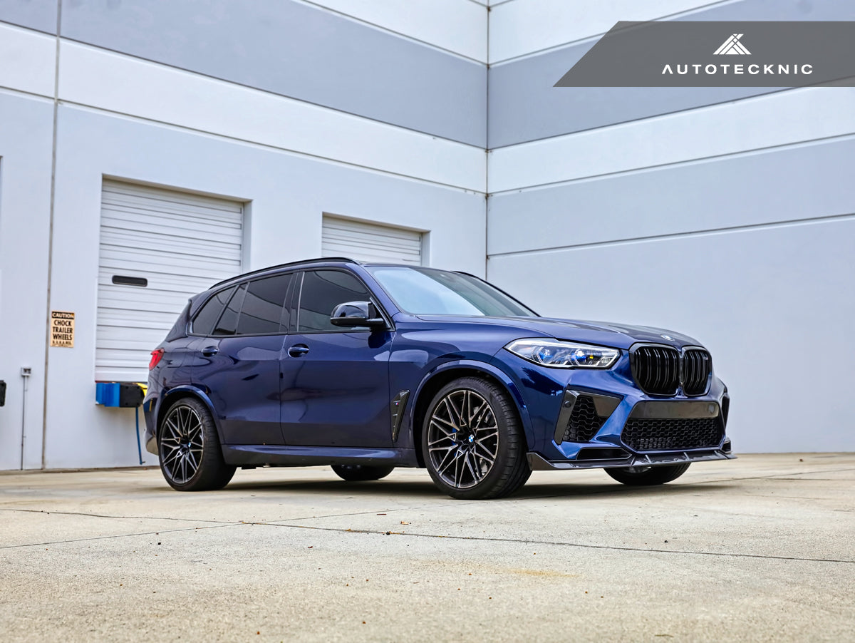 AutoTecknic Performance Dry Carbon Front Lip Set - F95 X5M