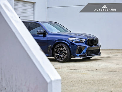 AutoTecknic Performance Dry Carbon Front Lip Set - F95 X5M
