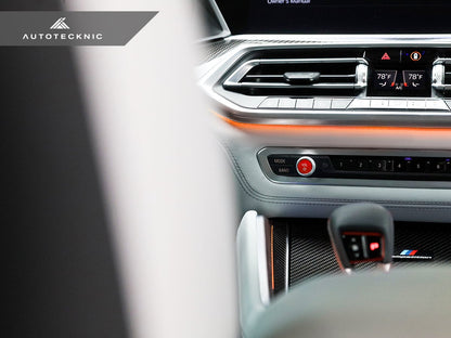 AutoTecknic Bright Red Audio Volume Button - G42 2-Series Coupe