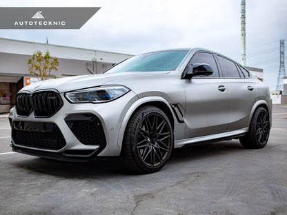 AutoTecknic Dry Carbon Fiber Side Vent Set - F96 X6M