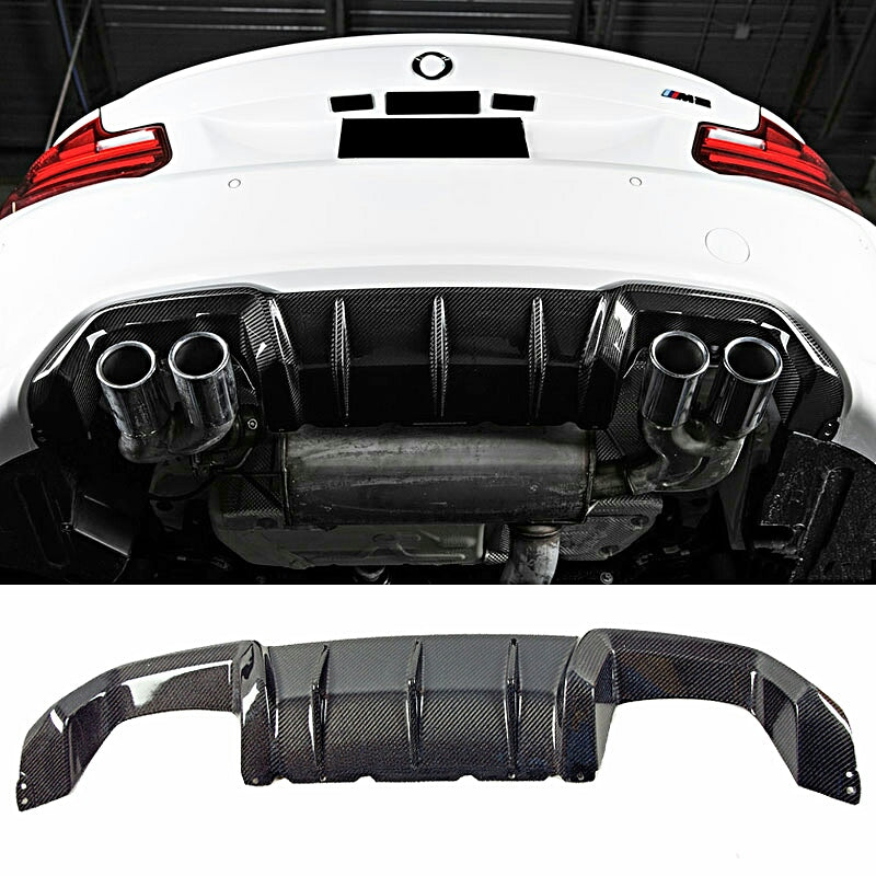 BMW F87 M2 M Type Carbon Fiber Rear Diffuser
