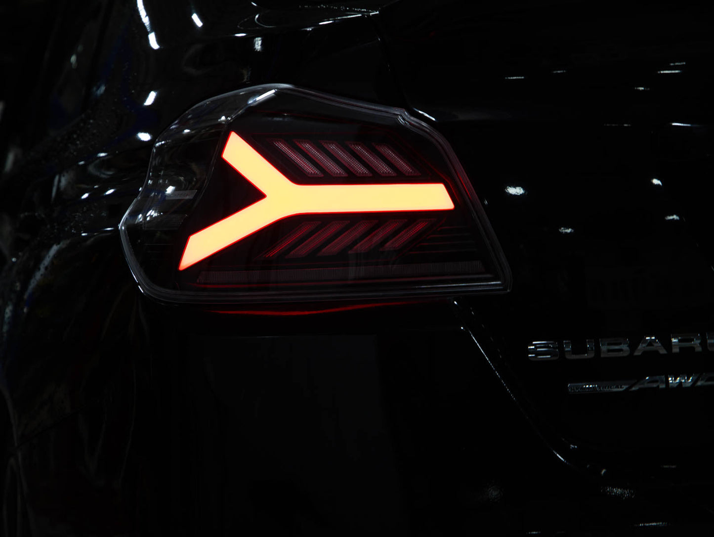 OLM Y-Spec LED Taillights (Clear Lens White Optic) - 2015-2021 WRX / STI