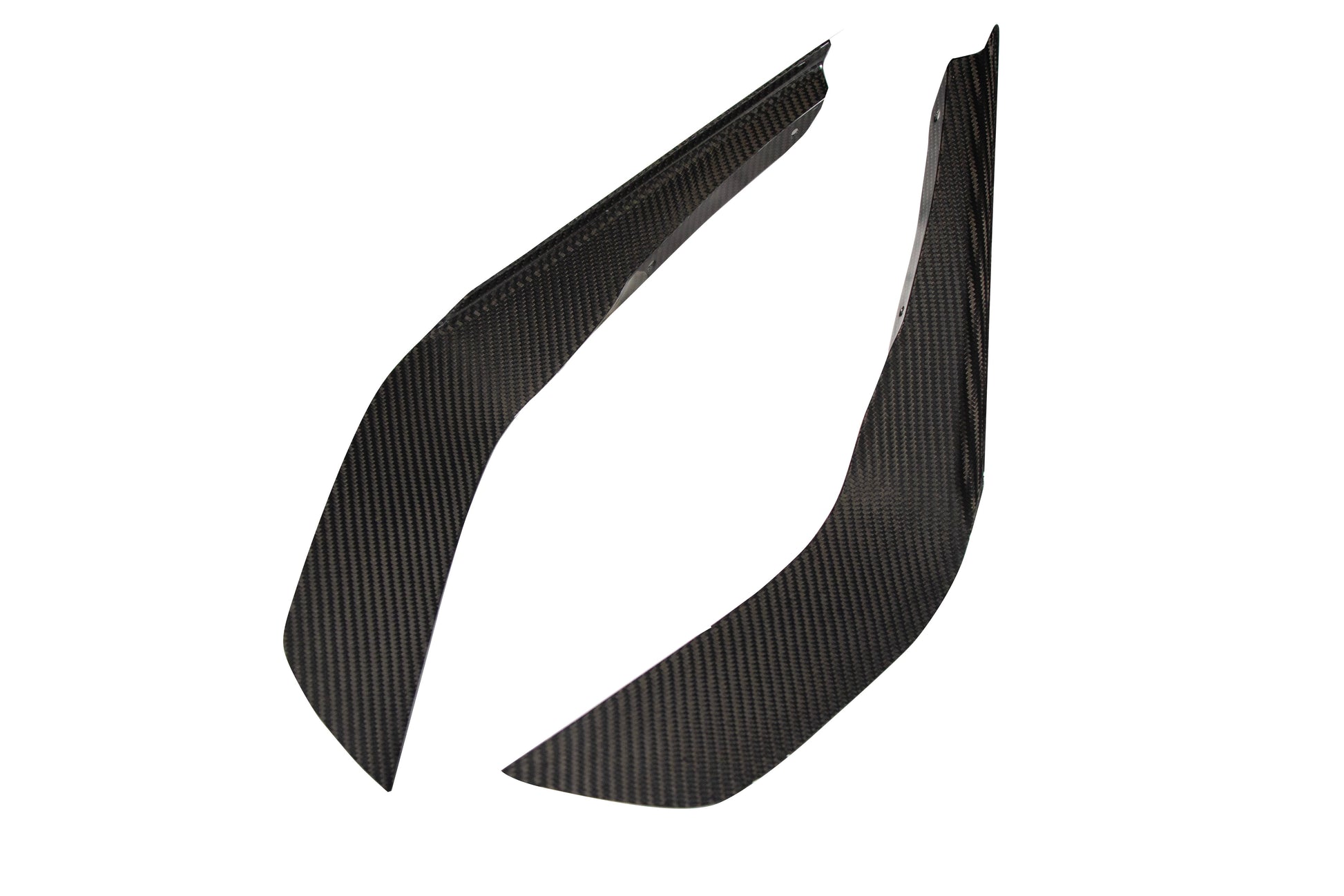 Ford Mustang GT S650 Carbon Fiber Front Bumper Canards 2024 - Current (does not fit Dark Horse bumper)