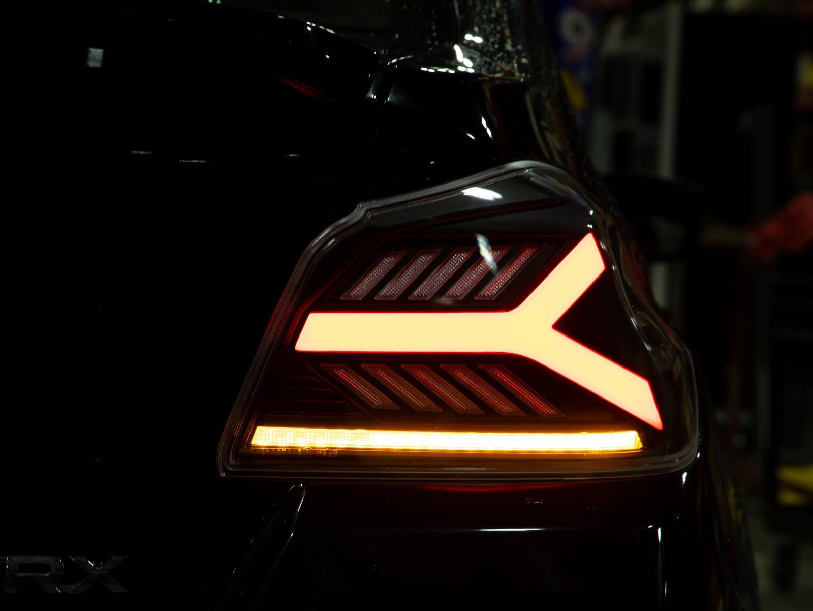 OLM Y-Spec LED Taillights (Clear Lens White Optic) - 2015-2021 WRX / STI