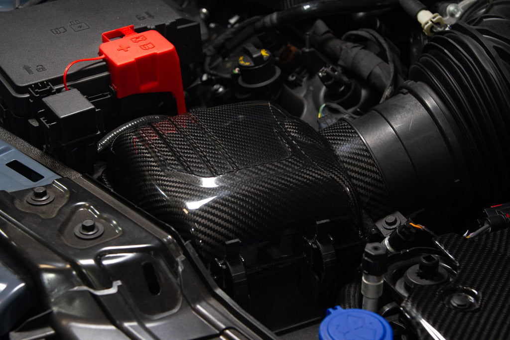 Carbon Fiber Ford Mustang S650 Dark Horse Intake Box Top Cover 2024 - Current