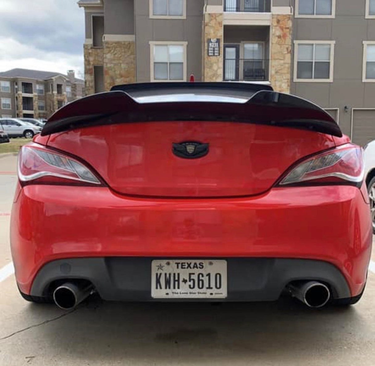 2010 - 2016 genesis coupe Wicker Bill Spoiler