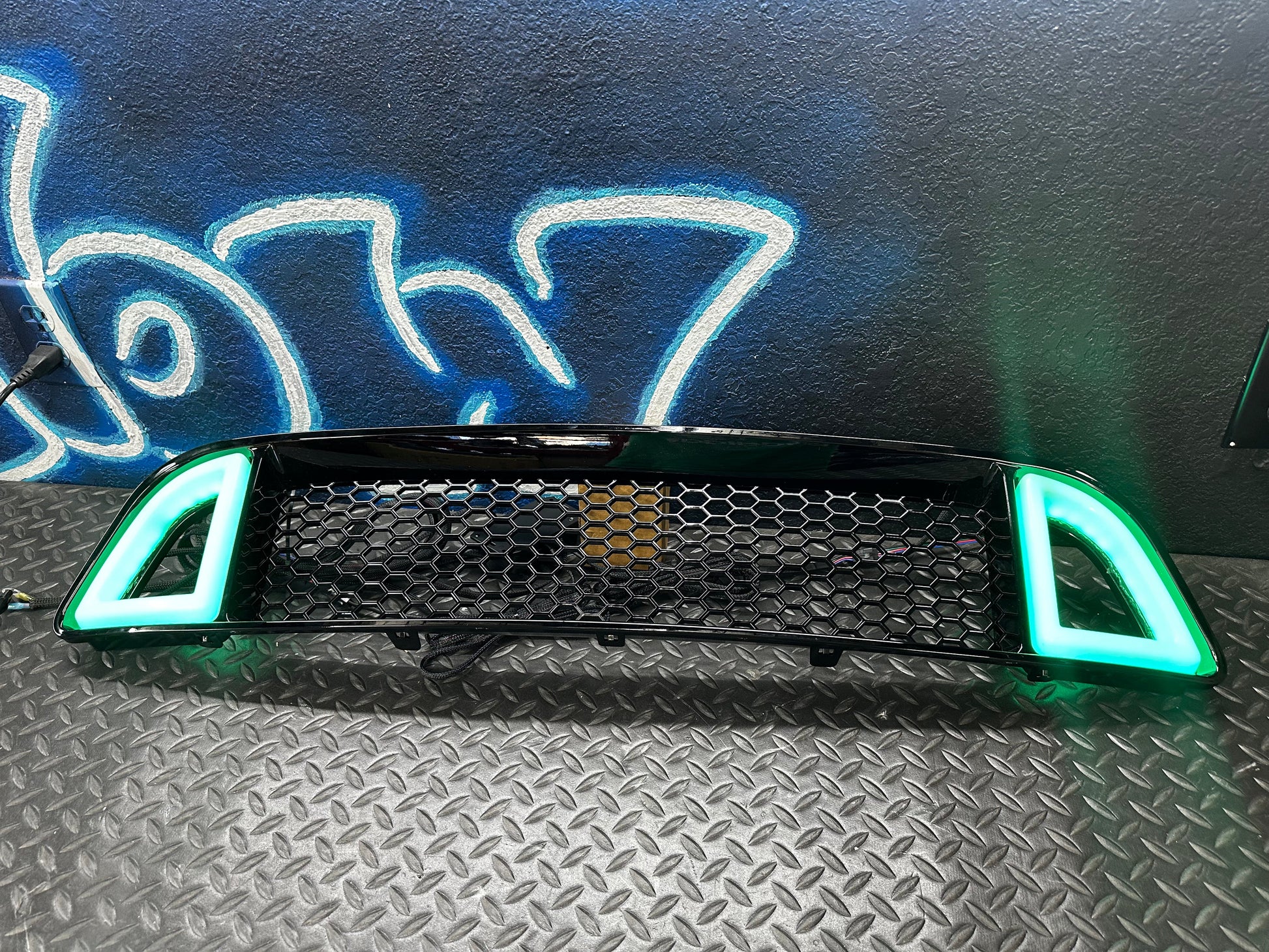 NTXGlow RTR Style RGB Grille (2013-2014 Ford Mustang)