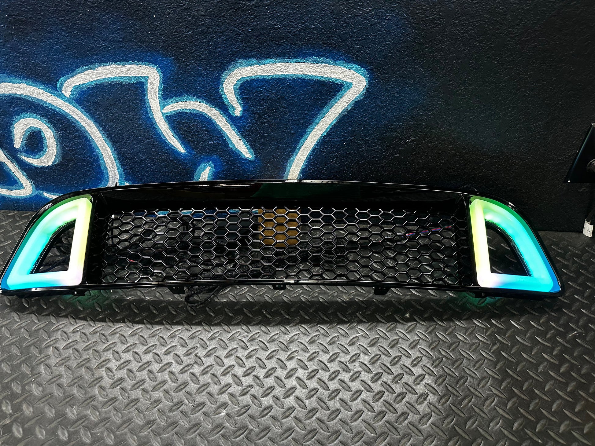 NTXGlow RTR Style RGB Grille (2013-2014 Ford Mustang)