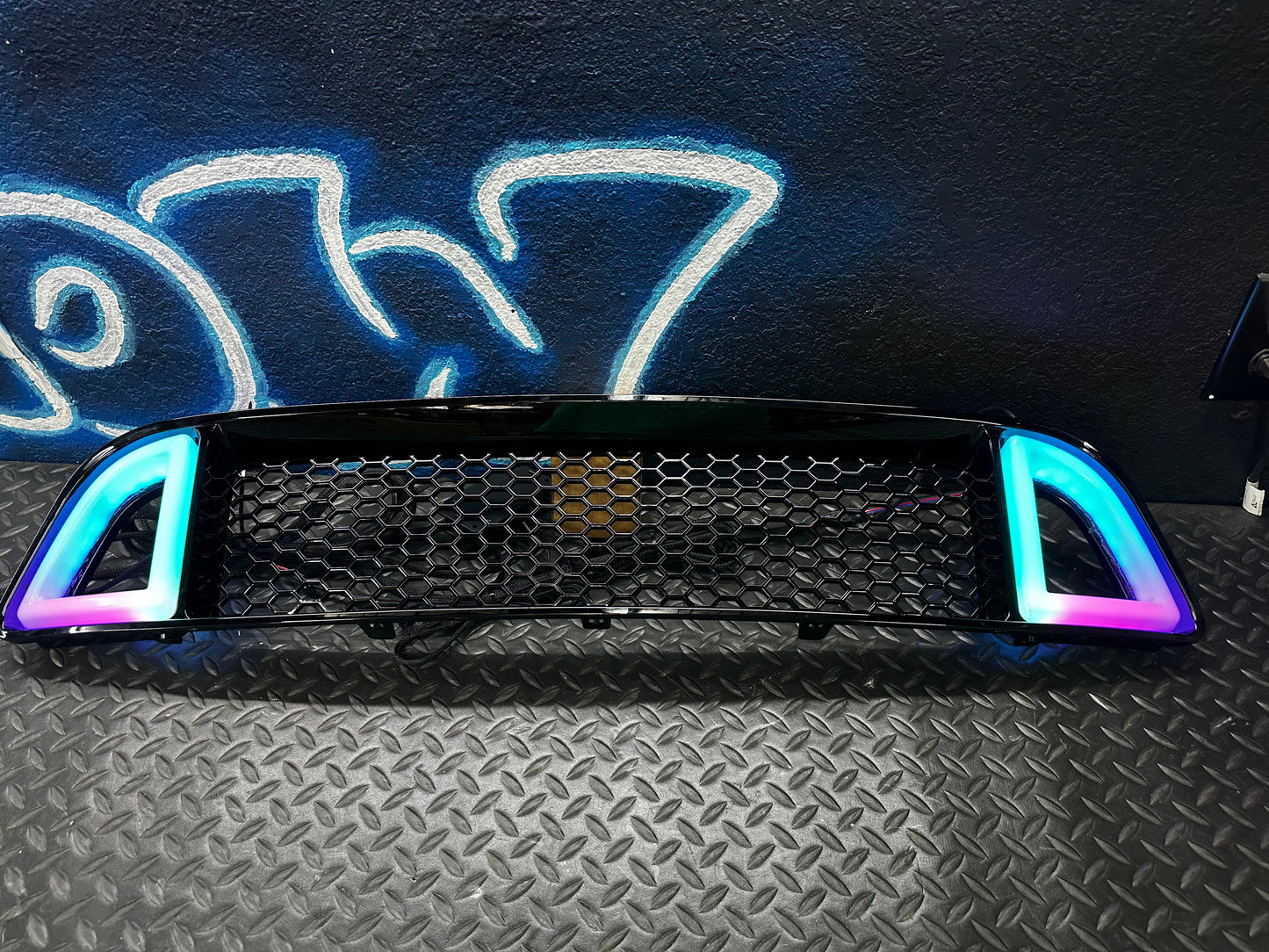 NTXGlow RTR Style RGB Grille (2013-2014 Ford Mustang)