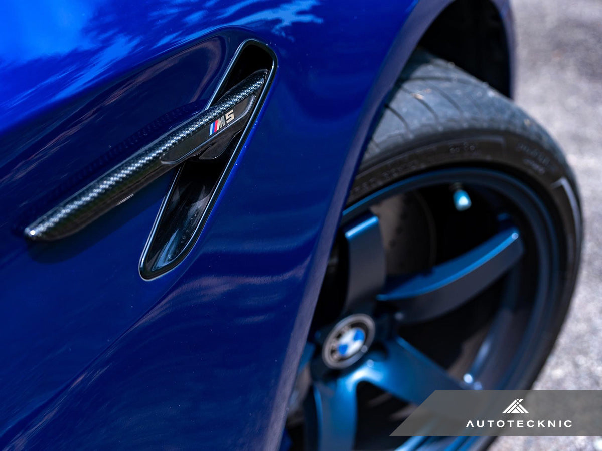 AutoTecknic Carbon Fiber Fender Trim Set - BMW F90 M5