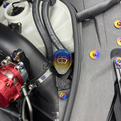 JDC Titanium Washer Fluid Cap (R35 GT-R & Multiple Infiniti Models)