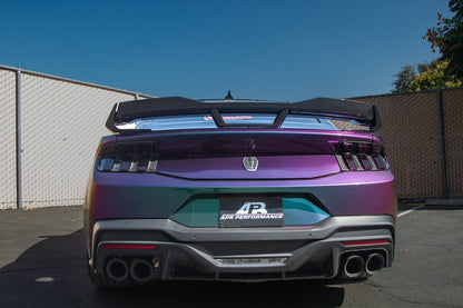 APR Performance Carbon Fiber Spoiler w/ Gurney Ford Mustang S650 Dark Horse 2024+
