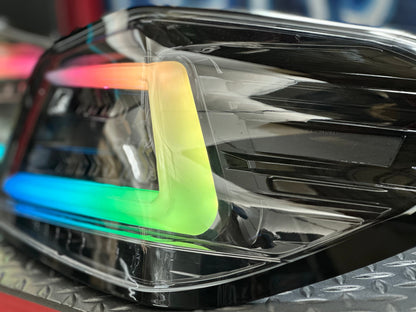 NTXGlow Black Spec D Color Shifting Tail Lights (2015-2021 Subaru WRX)