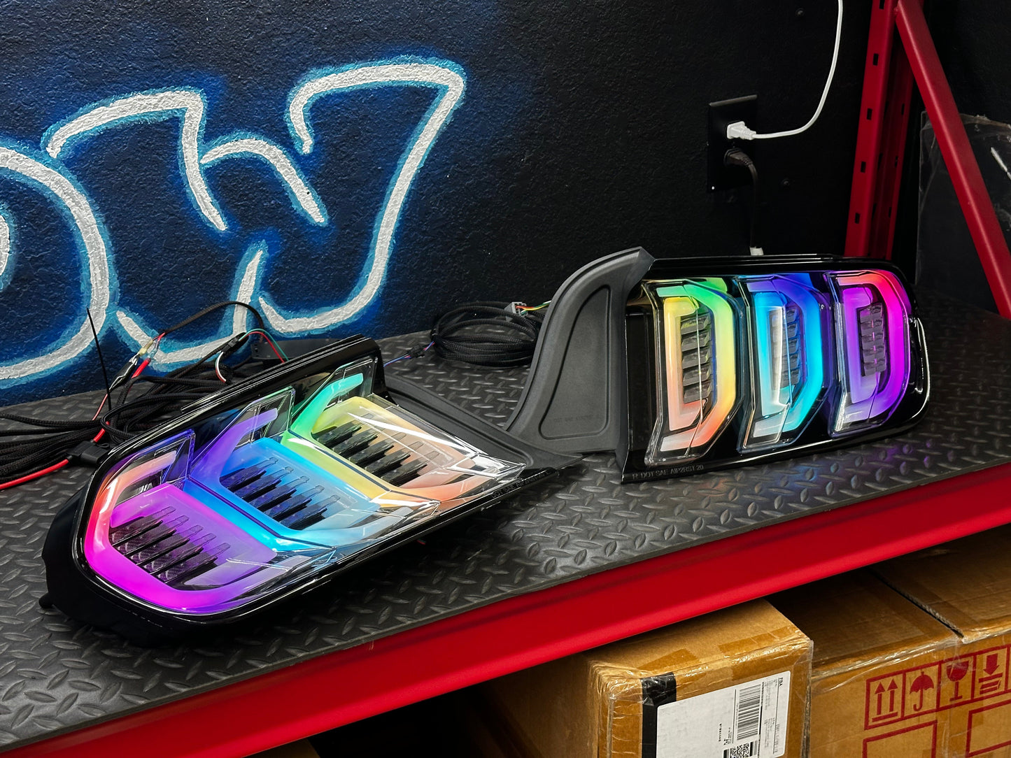 NTXGLOW RGB tail lights (2015 - 2023 Ford Mustang)