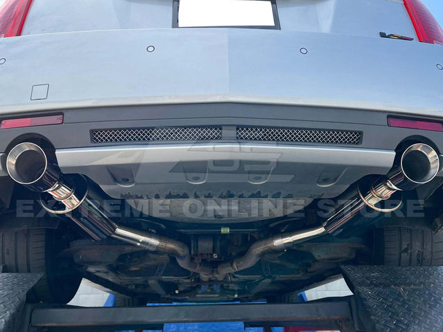 2009-2015 Cadillac CTS-V Sedan Stainless Steel Axle Back Dual Tips Exhaust