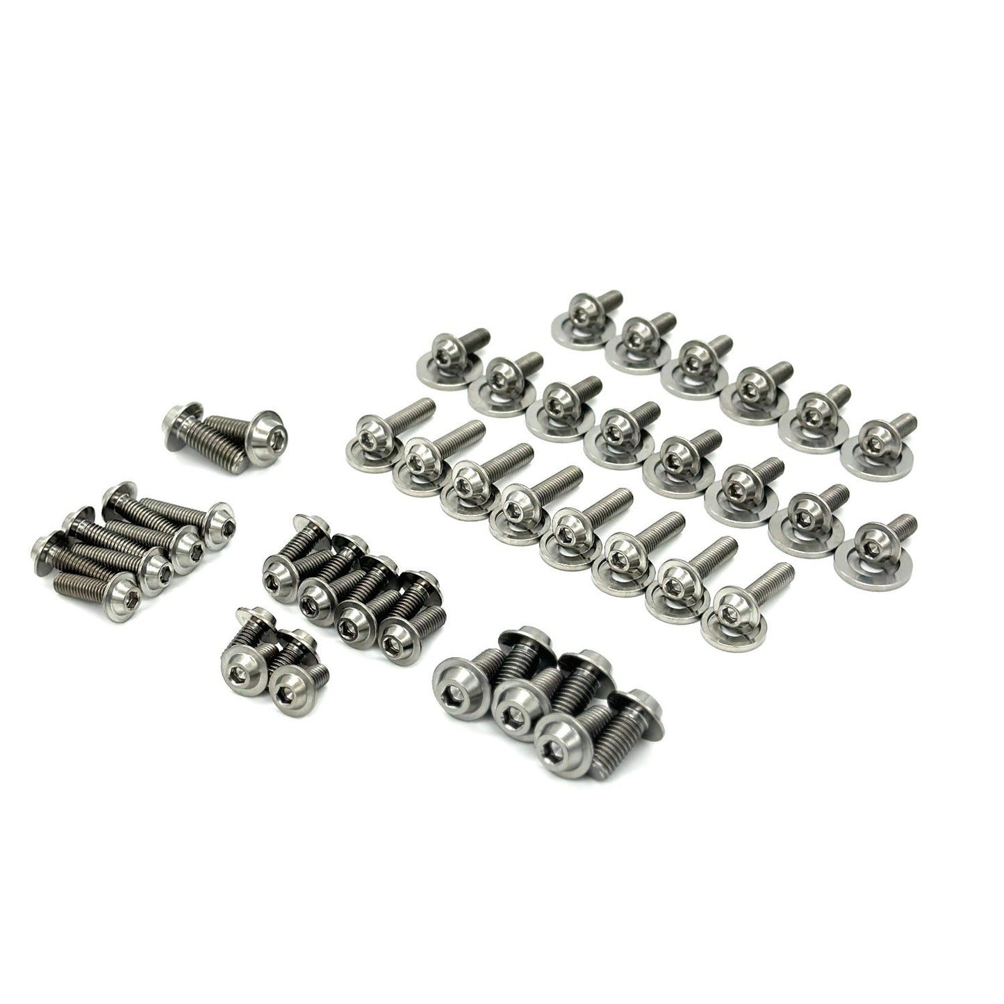 JDC Titanium Engine Bay Dress-Up Hardware Kit (Evo 8/9)
