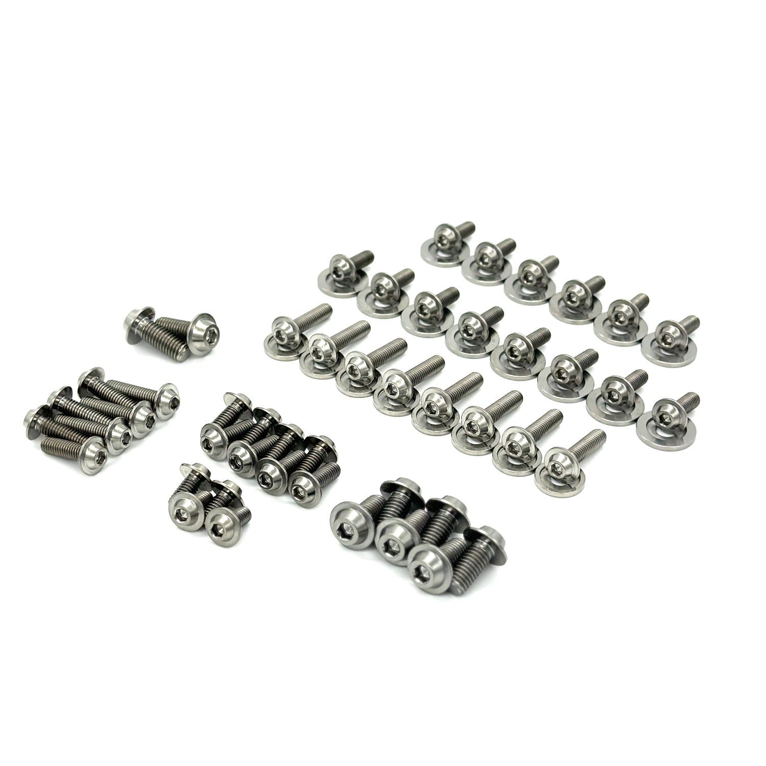 JDC Titanium Engine Bay Dress-Up Hardware Kit (Evo 8/9)