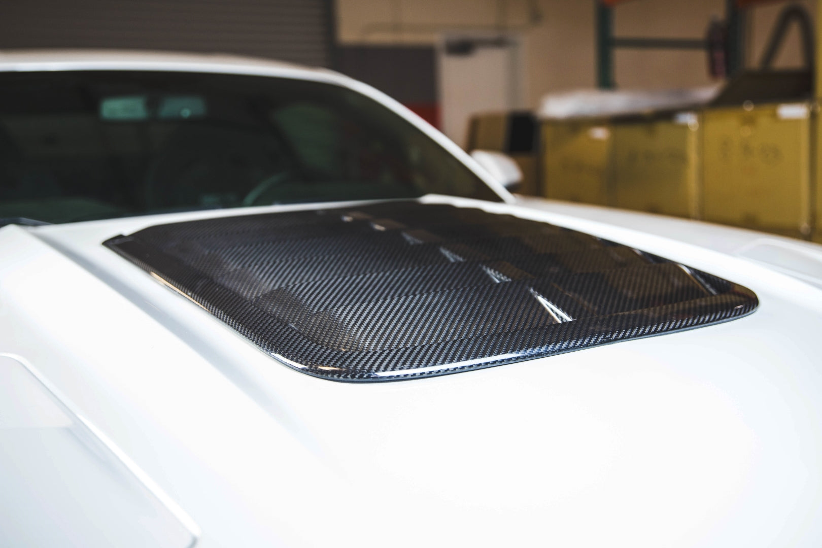 Carbon Fiber Ford Mustang Hood Vent 2015 - 2017