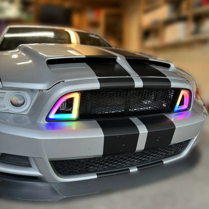 NTXGlow RTR Style RGB Grille (2013-2014 Ford Mustang)