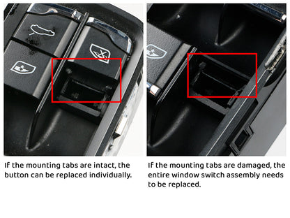 AutoTecknic Replacement Interior Window Switch Button - Porsche