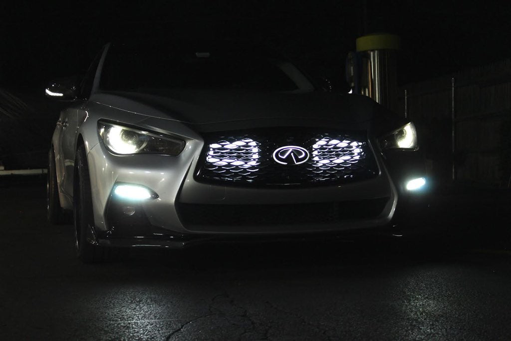 2016-2020+ Infiniti Q50/60/RS BIG MOUTH "LIT KIT" | LIT Flares and Controller only