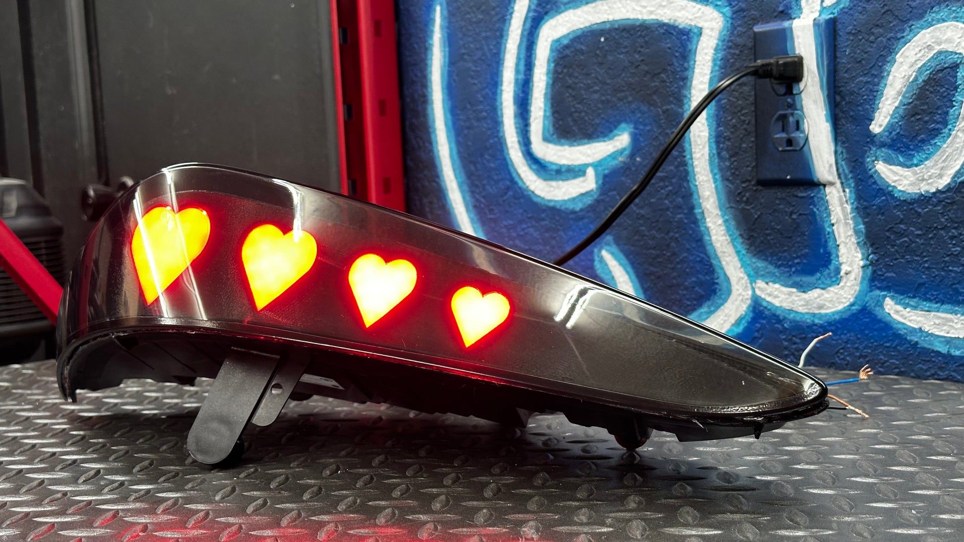 NTXGlow Heart Tail Lights (MK5 Toyota Supra)