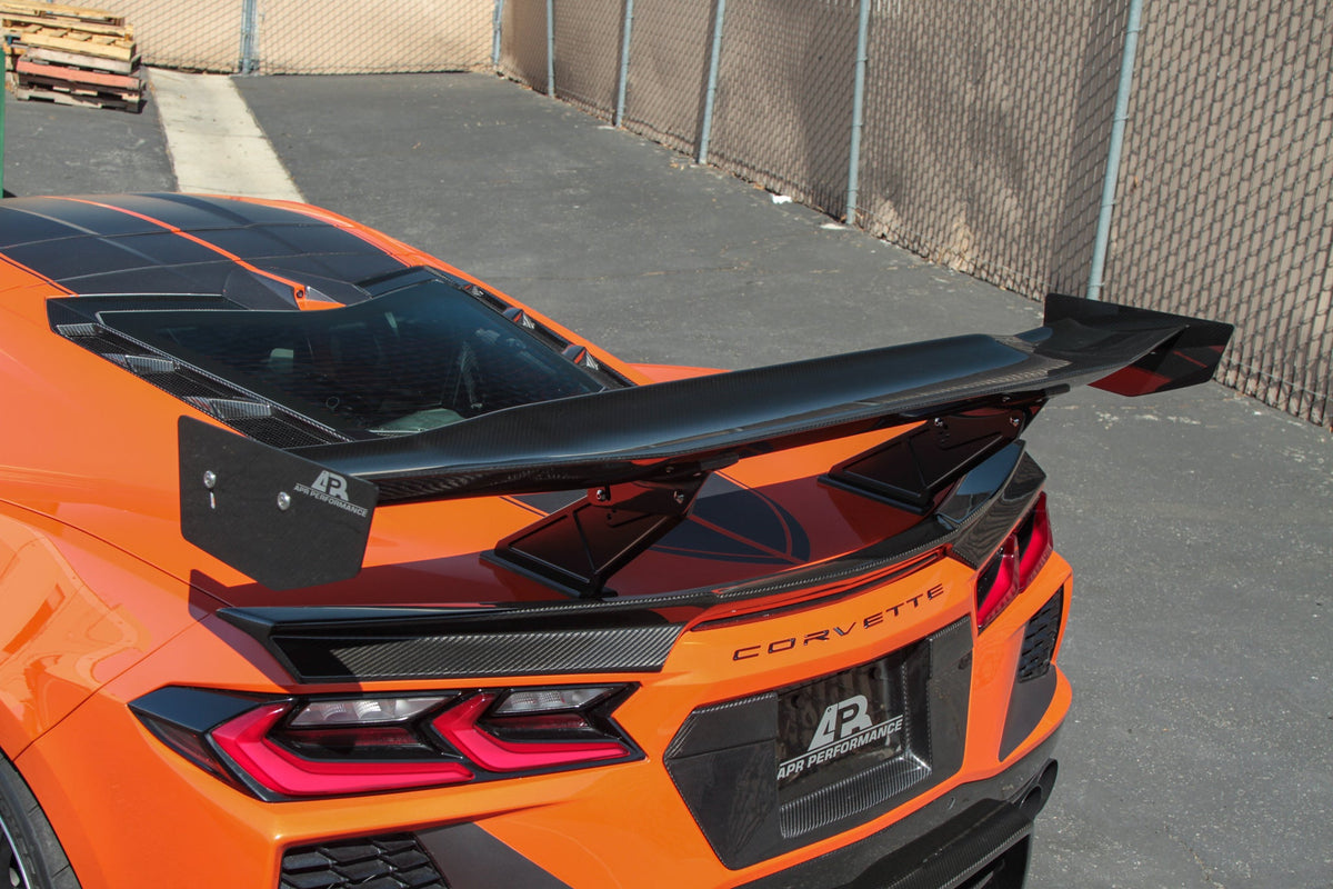 Chevrolet Corvette C8 Convertible GTC500 Carbon Fiber Adjustable Wing