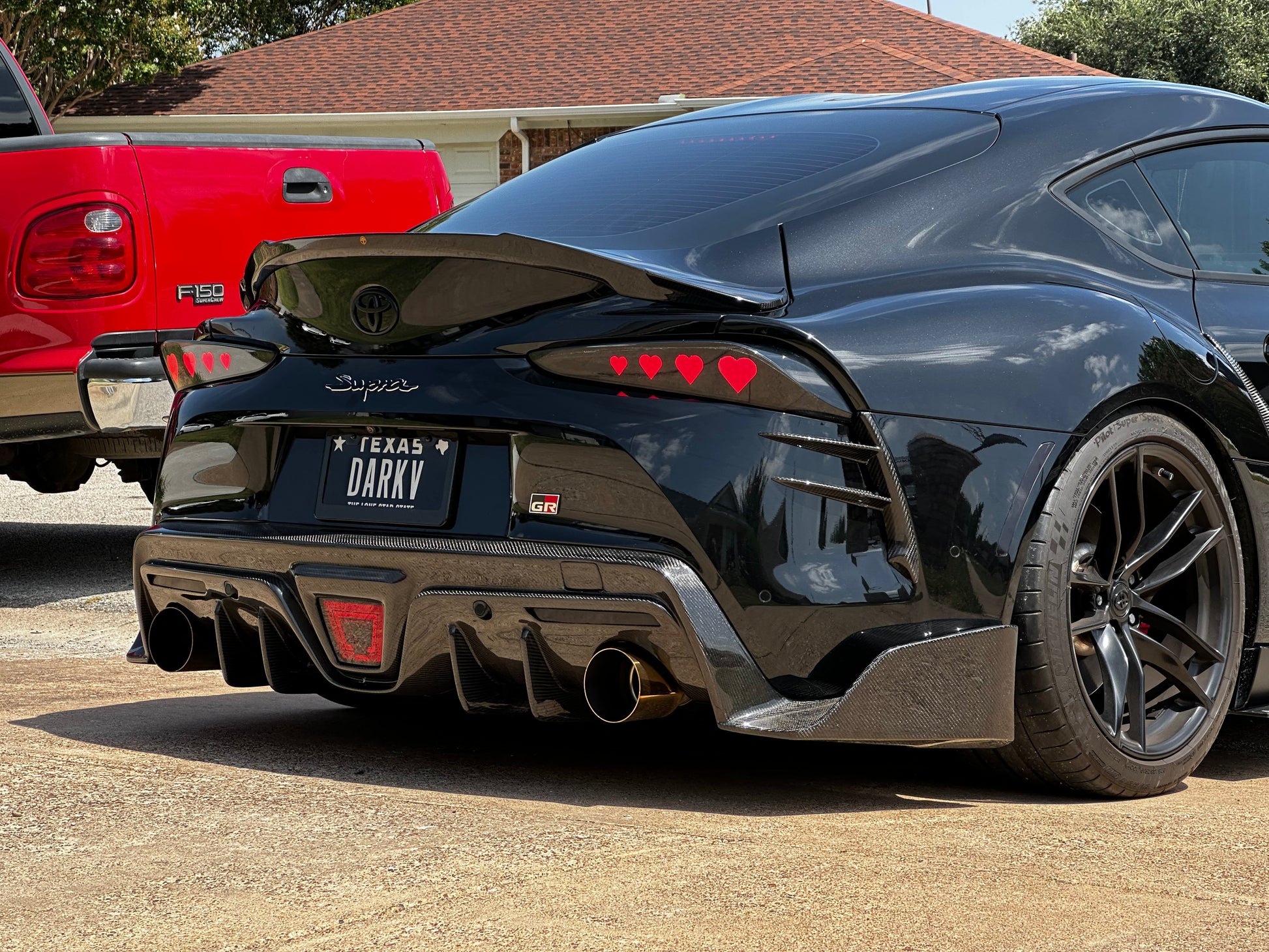 NTXGlow Heart Tail Lights (MK5 Toyota Supra)